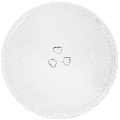 NAMOARLY Mikrowellen Glasplatte 24,5cm Durchmesser Mikrowellenteller Aus Hitzebeständigem Glas Ersatz Drehteller Für Y-typ Mikrowellen Haushaltszubehör