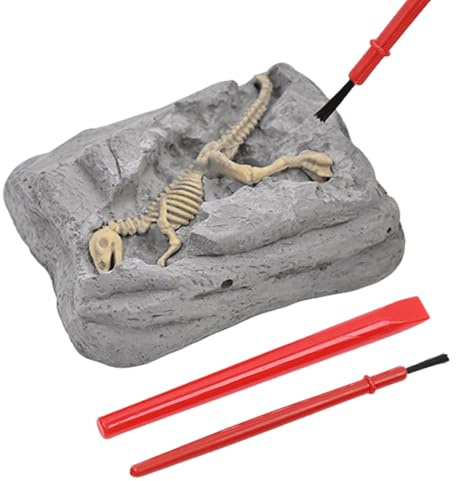 Dinosaurier-Fossil-Ausgrabungsset, Dinosaurier-Kit | Paläontologie-Set für Kinder | Aktivitäten der Bildungswissenschaften STEM Advent Adventure Archäologische Kreative CRAFTS Wissenschafts-Expeter