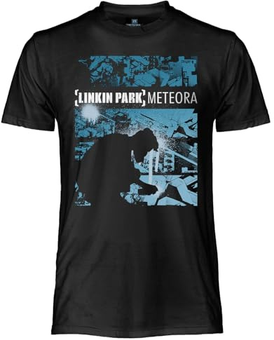 CRAZY FOR ROCK Linkin Park T-shirt officiel Meteora. T-shirt unisexe en coton pour adulte et garçon