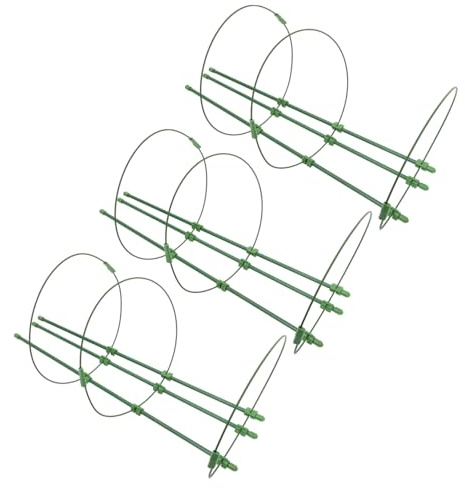 FUTUREORYY Supports Réglables pour Plantes Grimpantes Et Plants De Tomates 3 Pièces pour Jardin Extérieur Et Intérieur, Treillis Solide Résistants Aux Intempéries