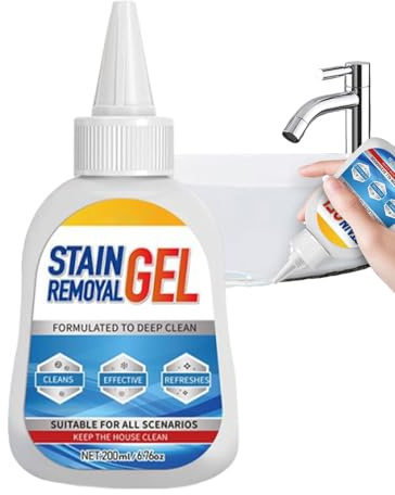 Detergente per lavatrice, 200 ml, disincrostante, gel detergente ad azione rapida, per piastrelle, lavabo, cucina, bagno