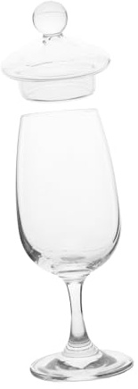 IMIKEYA Bicchiere da degustazione di Whisky con coperchio e bicchiere per degustazione di bourbon e vini dolci ritenzione di temperatura per bar privati