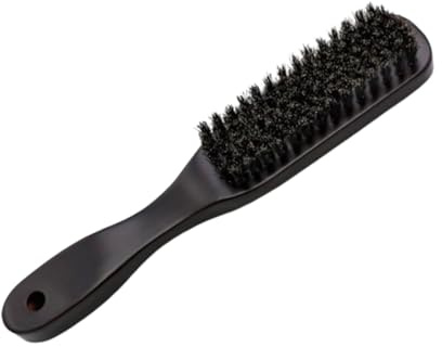 Healvian Bartkamm für Herren Bartreinigung und Styling mit Borsten aus Wildschweinborsten Tragbar Professionelles Design Schwarz