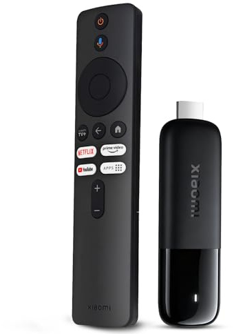 Xiaomi TV Stick 4K (2nd Gen),Xiaomi Streaming Stick Compatible with Google TV, Google Cast, Voice Remote Control, Compatible with Wi-Fi 6, HDR10, Dolby Atmos and Dolby Vision