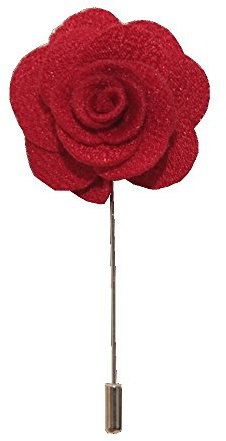Flor hecha a mano. Rosa/flor con pin de solapa, ojal, ramillete, boutonniere para traje, esmoquin o chaqueta.