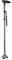 GIMA 43044 Bastone con Ventose e Luce LED, Argento