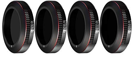 Freewell Bright Day –4K-Serie– 4er-Pack ND8/PL, ND16/PL, ND32/PL, ND64/PL Kameraobjektivfilter Hergestellt Kompatibel Mit Mavic 2 Zoom/Enterprise