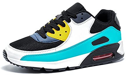 Turnschuhe Herren Sportschuhe Damen Laufschuhe Mit Dämpfung Sneakers Straßenlaufschuhe Fashion Fitness Schuhe Atmungsaktiv Leichte Grün EU43