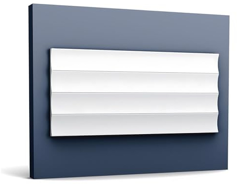 3d revestimiento mural Orac Decor W114 MODERN VALLEY XL Panel de pared Elemento decorativo diseño moderno blanco 2 m