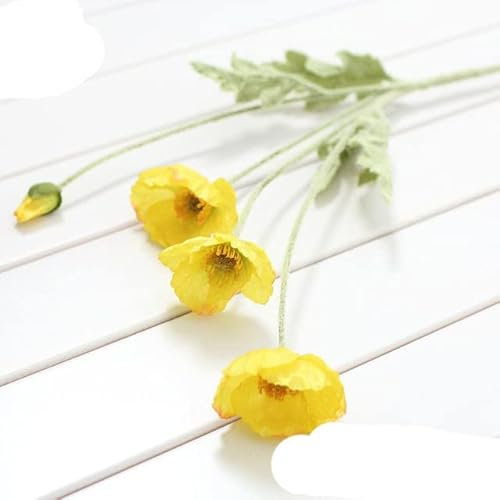 1 STÜCKE Schöne Künstliche Mohn Seidenblumen Home Hochzeit Dekoration Geschenk