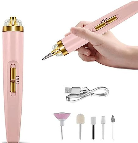 Ponceuse Pour Ongles Électrique,5 en 1 Embouts de Ponceuse à Ongles Lime ongles électrique Bits pour Manucure et Pédicure
