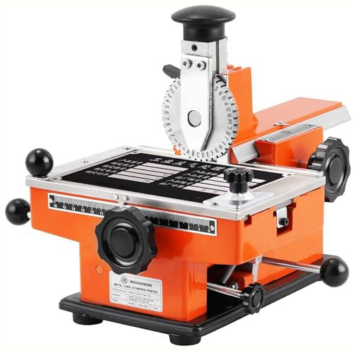 DDZJTPP Elektrischer Stoßfräser Für Die Holzbearbeitung,Kleine Halbautomatische Desktop-Markierungsmaschine,Metall-Namensschild,Mosaik-Schnitzwerkzeug,Schild,Graviermaschine,Drucker,2.5mm