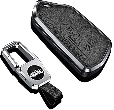 Ysbxitu Schlüsselhülle Schlüsseletui Abdeckung schlüsselbox keyless go schutz Passt für VW Golf 8 Seat Leon MK 4 Tarraco Ateca Skoda Octavia Metall Fernbedienung Cover Geschenkidee Zubehör