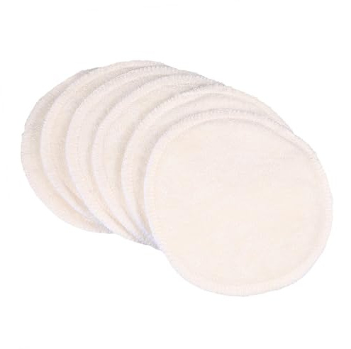 UPKOCH 6 Stück Anti Galaktorrhö Stilleinlagen für Damen Waschbare Bambusfaser Bh Einlagen Absorbierend Auslaufsicher Diskreter Schutz Beim Stillen