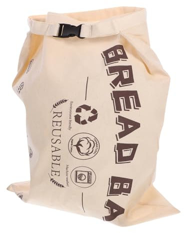 CONGARTENO Brotbeutel Aus Reiner Baumwolle Geschenkverpackung Brotbeutel Aus Papier Backen Bäckereitüten Mit Sichtfenster Behälter Brotbeutel Aus Baumwolle Brotkasten Tpu Beige