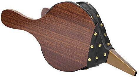 Naroote Fireplace Bellows Air Blower, Fireplace Bellows Craft Manual Solid Wood Bellows Craft Collection Handicrafts Fireplace Tools for Fire and Dust Removal