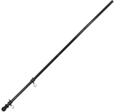 YARNOW 1 Set Pennone Asta Della Bandiera Della Barca Asta Bandiera Antiruggine Staffa Per Asta Portabandiera Supporto Per Bandiere Da Giardino Black Acciaio Inossidabile