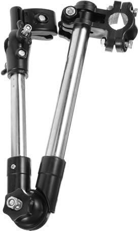 GAROZATION Bicycle Umbrella Stand Stainless Steel Holder for Bike Stroller Electric Vehicles Easy Installation Durable Support for Rain Sun Protection
