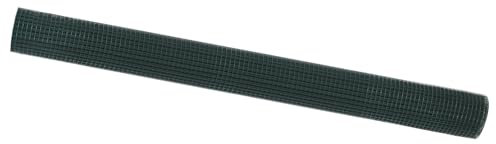 vidaXL Cerca de Alambre Soldado Recubierta de PVC para Jardines y Agricultura | 25 x 1.6 m Verde, Fácil de Instalar, Solución Versátil para Cercar, Barrera Exterior, División de Propiedad y Seguridad