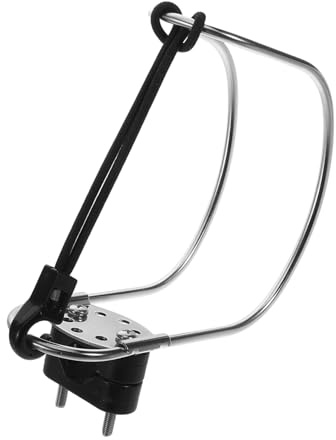 Toyvian Stainless Steel Lifebuoy Ring Holder for Boats Durable Bracket for Various Lifebuoy Types Fit Yacht Accessory Secure and Stable Design for Safety Needs
