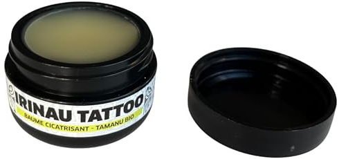 Baume Cicatrisant Tatouage Premium Polynésien Irinau Tattoo BIO – Hydratant Naturel, Apaise et Protège, 15 ml