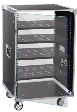 SEIFE Supporto multimediale AV con ante in vetro, scaffale audiovisivo, scaffale stereo, mobile angolare audio-video, mobile per console giradischi, per sala di registrazione(87cm/34in)