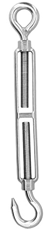 ERYUE Tendeur de Câble Métallique Réglable en Acier Inoxydable pour Réglage de la Tension des Câbles Métalliques en Acier pour Installation Extérieure et Intérieure (#1)