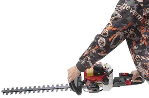 Hedge trimmer trädgårdsverktyg blad motor bensin skärverktyg 65 cm bladlängd 22 5 cm³ cylindervolym för trädgårdsskötsel och skärning av trädgrenar
