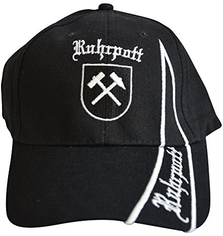 Flaggenfritze Kappe Motiv Deutschland Ruhrpott Ruhrgebiet Fahne, Fan - Cap mit Pott Fahne