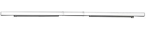 Tesa Assa Abloy DCG462-D9016, Guía deslizante de embutir doble G462, Blanco