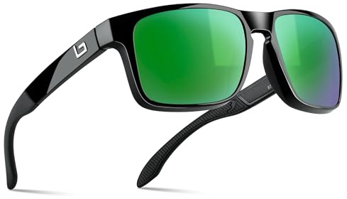 BNUS Corning Glass Lens Sunglasses for Men Women, Polarized Option UV400