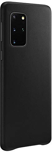 Samsung Leather Smartphone Cover EF-VG985 für Galaxy S20+ | S20+ 5G Handy-Hülle, echtes Leder, Schutz Case, stoßfest, premium, schwarz