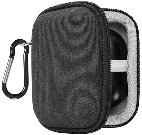 Geekria Shield Étui pour écouteurs Compatible avec Skullcandy Dime Evo/Dime 3, Sesh ANC Active, Jib True 2, Indy, Grind Fuel, étui de Voyage Rigide de Remplacement (Gris foncé)