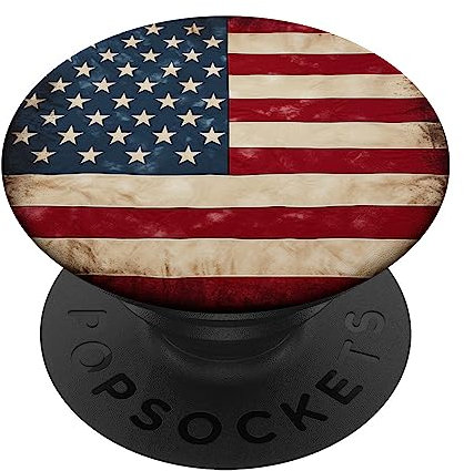 USA Flagge Vintage PopSockets mit austauschbarem PopGrip