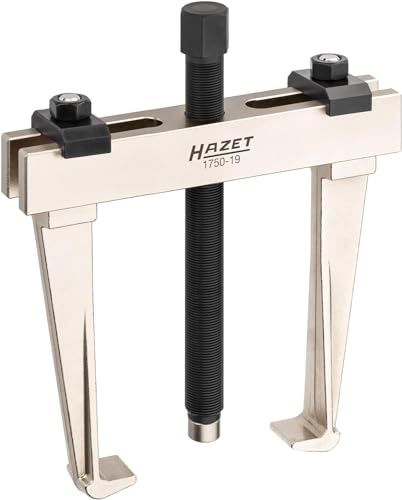 HAZET Schnellspann-Abzieher, 2-armig 1750-19, Innen- und Außenabzieher | Länge 227 mm, Spannbereich 185 mm, 3069 g, Spannbereich: 185 mm, Antrieb 260040 Zweiarmiger Abzieher,, Max. 10 t