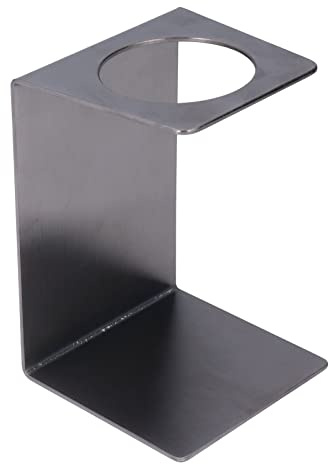 HERCHR Coffee Dripper Stand, Pour over Coffee Stand C Shape Coffee Drip Station Metal Dripper Stand Coffee Drip Filter Stand for Home or Office(Black)