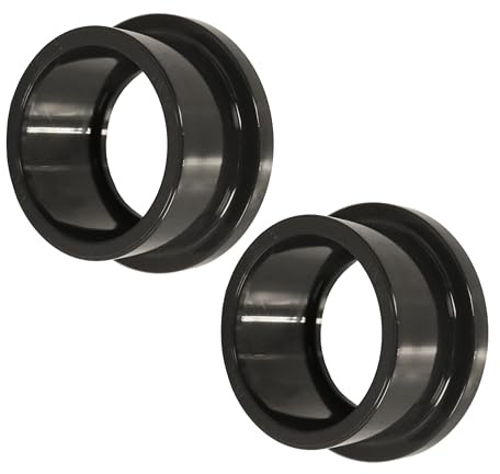 HAF 2X PVC Fittings Bundbuchse mit 50mm | Klebemuffe x Flansch | Ersatzteil aus grauem PVC-U | PN16 für Kugelhahn, Rückschlagventil, Poolfitting, Poolverrohrung, Druckleitung, Rohrleitung & Teich