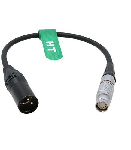 HangTon 24V Power Cable for ARRI Alexa 35, Alexa Mini, Amira, Alexa Mini LF Camera XLR 3 Pin to 8 Pin 30cm