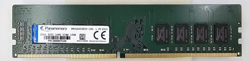 PANAMEMORY UDIMM RAM DDR4 16 GB 2666 MHz, U-DIMM PC Memoria, DRAM 288-Pin RAM, memoria de escritorio, memoria para ordenador de alto rendimiento, actualización del módulo RAM