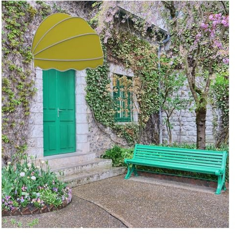 Plegable Marquesina Tejadillo Puerta Exterior, Tejidos Resistentes A Los Rayos Ultravioleta Impermeables Marquesina Toldo para Cubiertas, Balcones, Patios(Color:Ginger,Size:110cm)