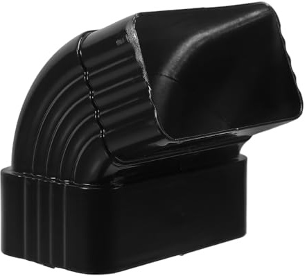 Angoily Raccord Coudé 65 Degrés Pour De Gouttière En Alliage Adaptateur Pluie Connecteur Ondulé Installation Facile Pour Pièces Et Accessoires De Gouttière