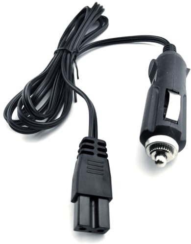 2-poliges Kabel, Auto-Kühlbox, Mini-Kühlschrank, Ersatz-Verlängerungskabel, 12 V Gleichstrom, Autokühler-Netzkabel, für Iglu, Wagan, Juggernog Kühler, Autoreise (1,8 m)