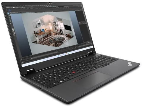 Lenovo ThinkPad P16v Gen 2 Intel Workstation Laptop (2024) | 16 1920x1200 FHD+ | Core Ultra 7-155H - Disco rigido SSD da 512 GB - 8 GB di RAM | 16 core @ 4,8 GHz Win 11 Pro Nero