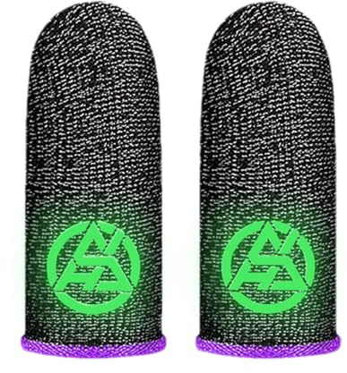 Finger Sleeves - Thumb Gloves | Finger Cover | Thumb Sleeves Mobile Game | Cool Breathable Thumb Cover for Mobile Games, Mobile Phone, Anti Sweat, Suitable For All Touch Screen Devices