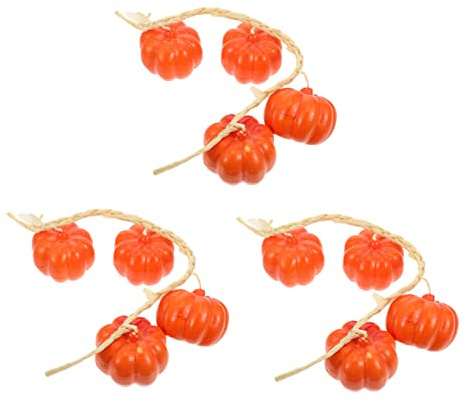 HOLIDYOYO 3pezzi Simulata in Corda Decorazione Simulata Ciondolo Verdura Decorazione Verdura Appesa
