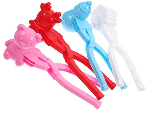 UPKOCH 4stücke Teiliges Junge Mädchen Schneespielzeug Lustige Schneeformer Für Kreative Winterspiele Im Freien Ergonomischer Griff Für Schneeballschlachten Und Sandspiel Am Strand