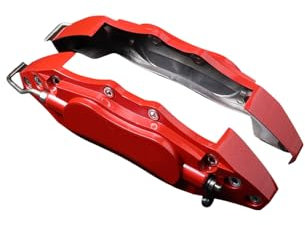 Auto-Bremssattelabdeckungen,Bremssattelabdeckungen - Bremssattelabdeckung, Bremssattel-Zierabdeckungen aus Aluminiumlegierung, 2 Stück | Auto-Bremssattelabdeckung, universell zum Schutz und zur Modif