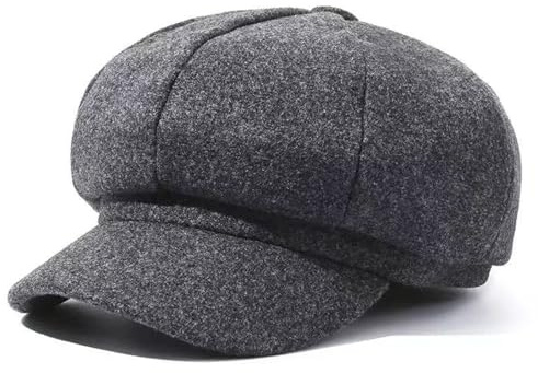 Women’s and Boys’ Retro Ivy Newsboy Cap, Pointed Beret Style, 1 Piece