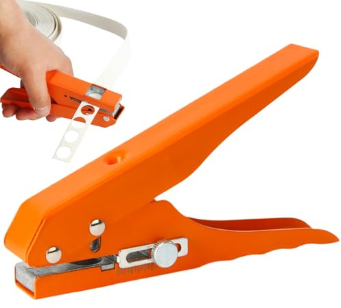 Perforatrice À Un Trou - Pinces à Percer Monotrou 8mm de Bordure,Outils Manuels de Menuiserie avec Capot de Protection à Vis pour PVC, Cuir, Papier Craft, Cartes, Bois Mince et Film Dur