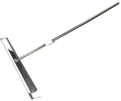Truelle À Béton, Râteau Autonivelant, Truelle À Ciment En Acier Inoxydable, Avec Raccord Pivotant En Acier Moulé, For La Pose De Sols En Béton Et De Ciment